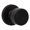 Sure-Loc Hardware Sure-Loc Hardware Bergen Round Passage Knobset, Flat Black BG101 FBL - alternate 1